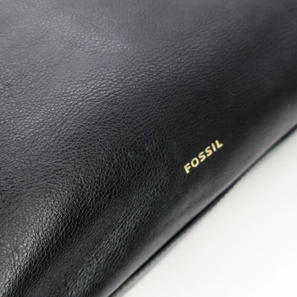FOSSIL Parker Convertible Backpack Bag Black Leather ZB1515 Purse main image 4